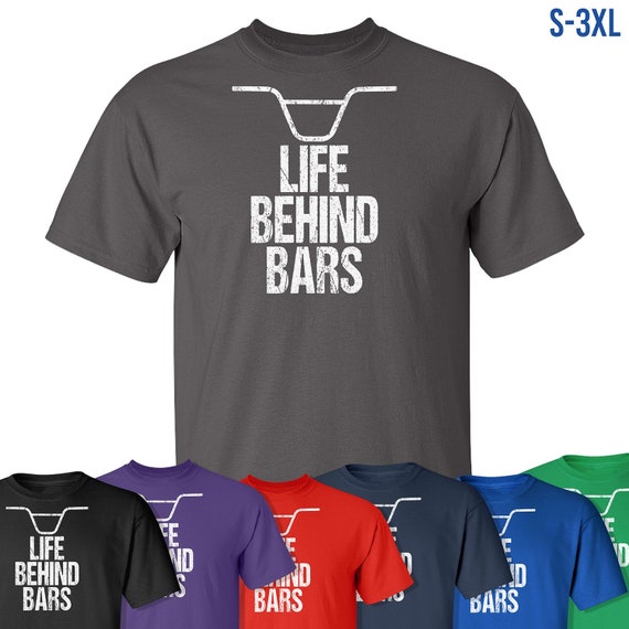 Behind Bmx Bars T-Shirt Behind Bmx Bars T-Shirt