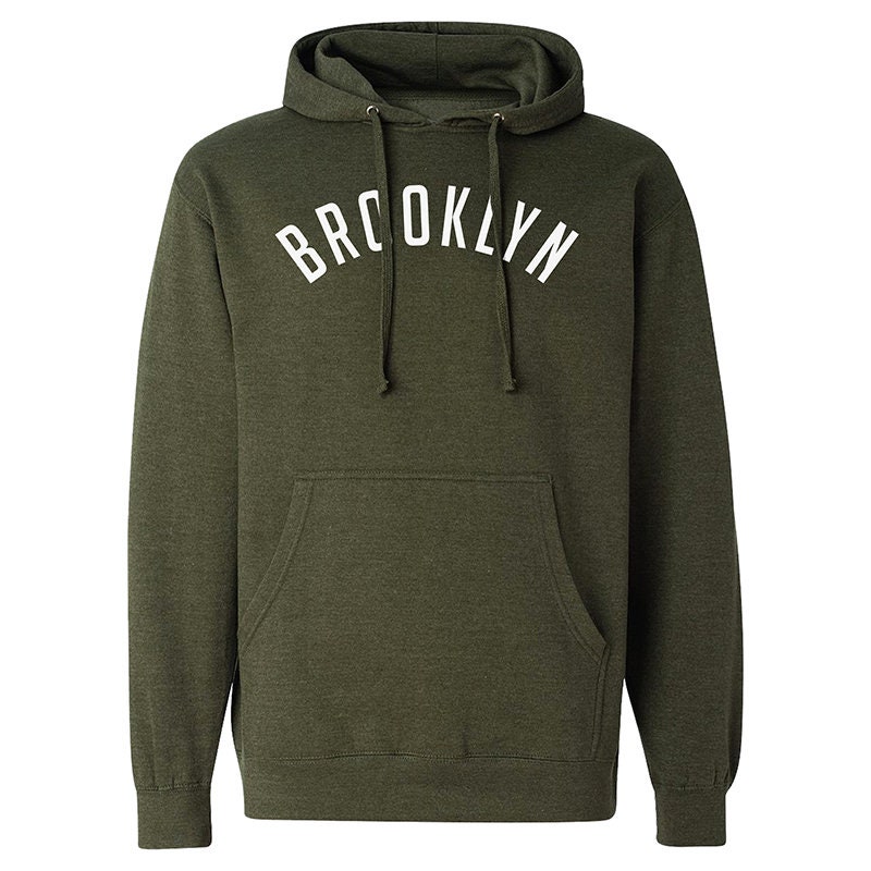 Brooklyn Hoodie - Unisex Pullover Sweatshirt - Small to 3XL