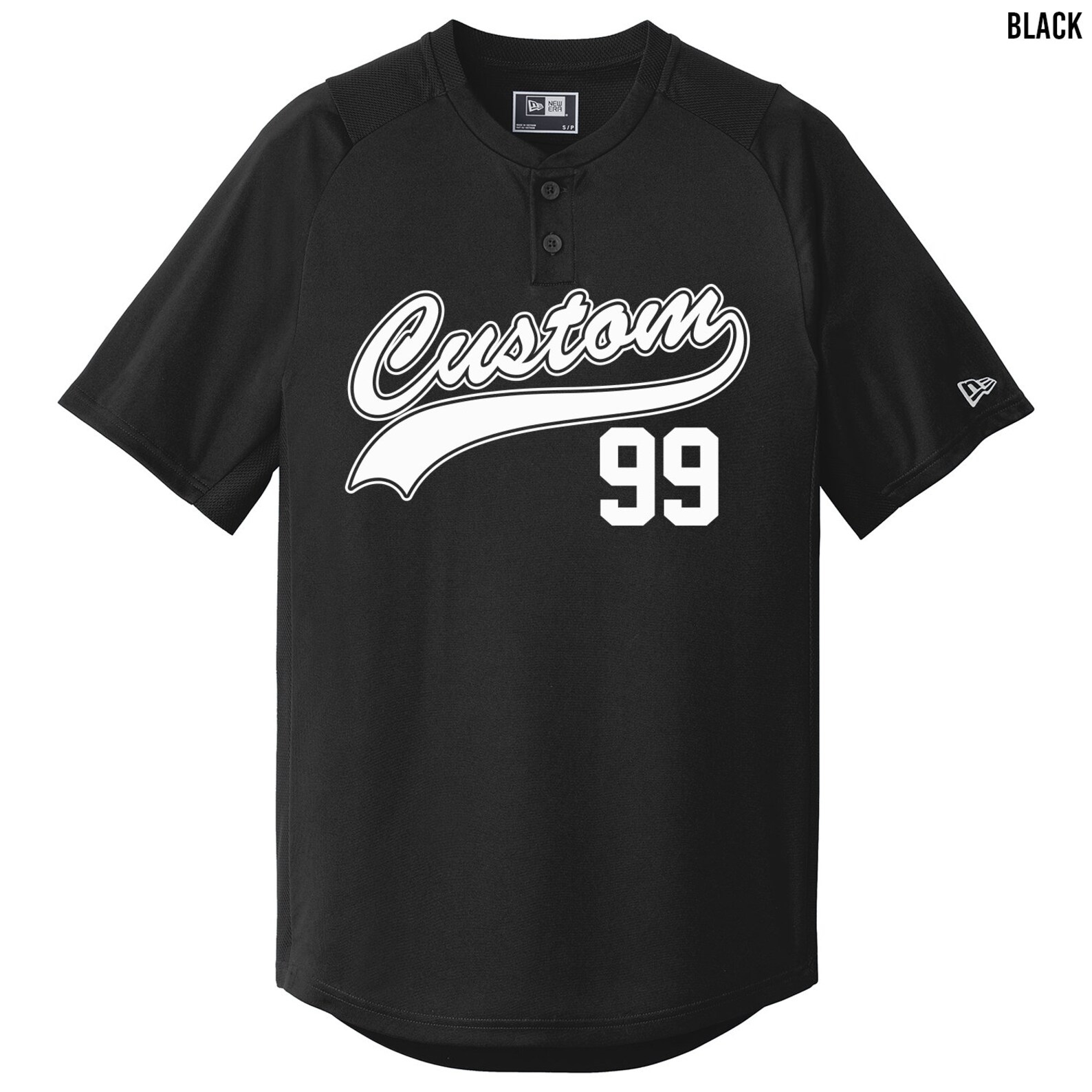 Custom Baseball Jerseys / Two Button / Youth XS to Adult 4X / Etsy