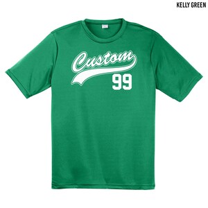 Custom Baseball Jerseys Youth XS to Adult 4X Moisture Wicking Jersey Baseball Softball T-shirts 
