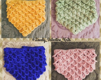 Crocodile stitch neckwarmers
