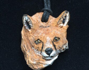 FOX-hanger ketting met VERLAAGDE PRIJS handgesneden