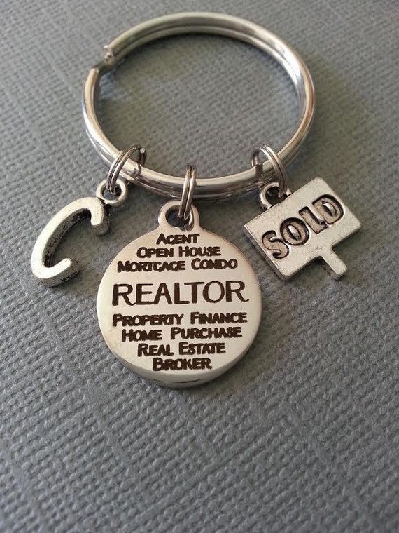 Realtor Keychain / Real Estate Agent Keychain / Broker / Home Etsy