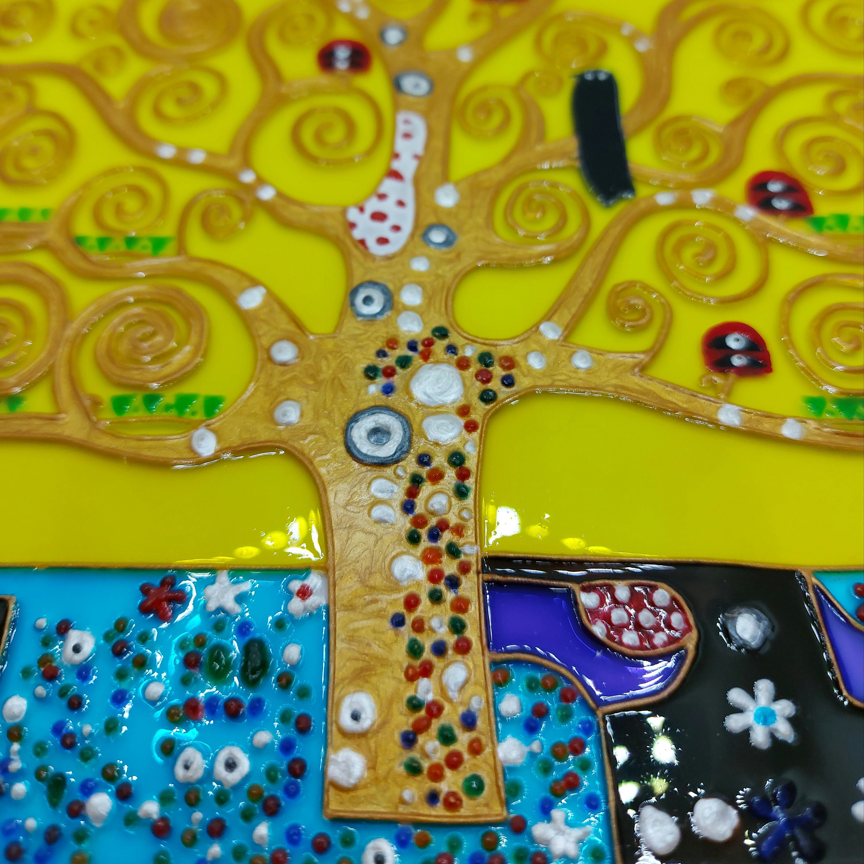 Triptyque Klimt  Mon Arbre et Moi