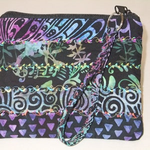 Wristlet,Quilted Wristlet, Wristlet Purse, Zipper Bag 7&quot;W x 6&quot;H and 6&quot; wrist strap Clutch Wristlet, Phone Wristlet,  Christmas Gift,