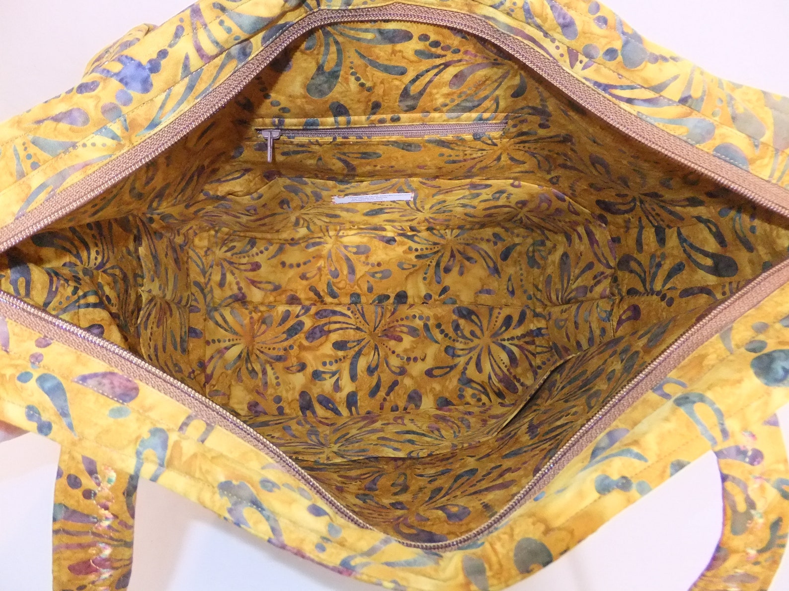 bolso acolchado tela