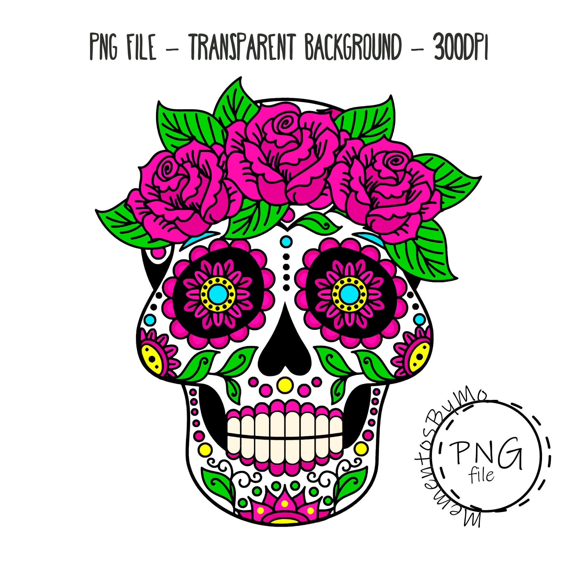 Day of the Dead Skull Day of the Dead Svg Day of the Dead - Etsy