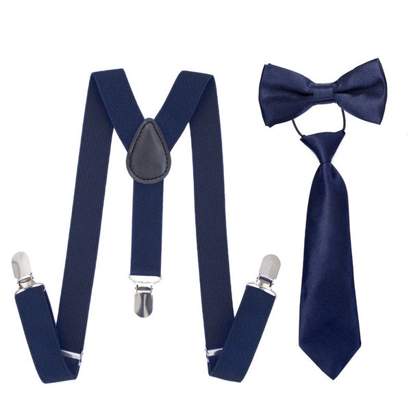 necktie and suspenders set