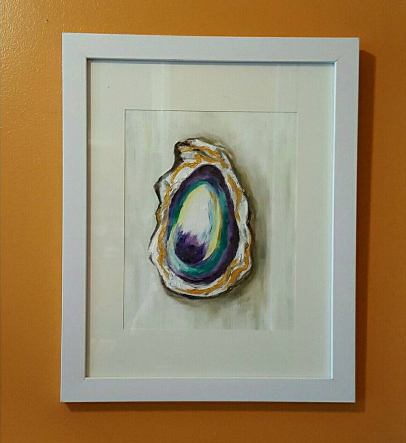 acrylic mardi gras painting