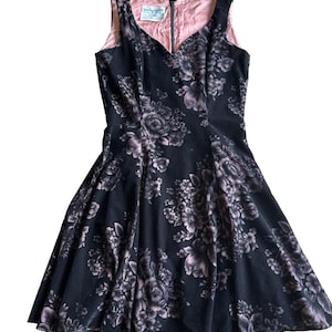Pink and Black Cocktail Dress - Etsy Pink and Black Cocktail Dress - Etsy