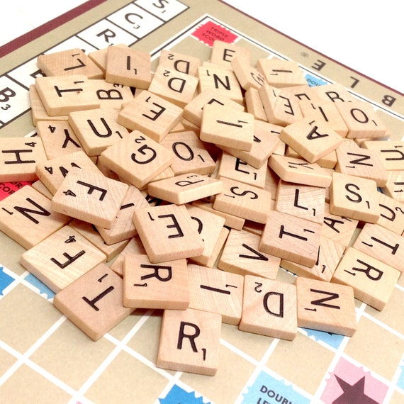 Scrabble Travel 1//2/" Size Wood Tiles Replacement Pieces Vtg Crafting Choice One
