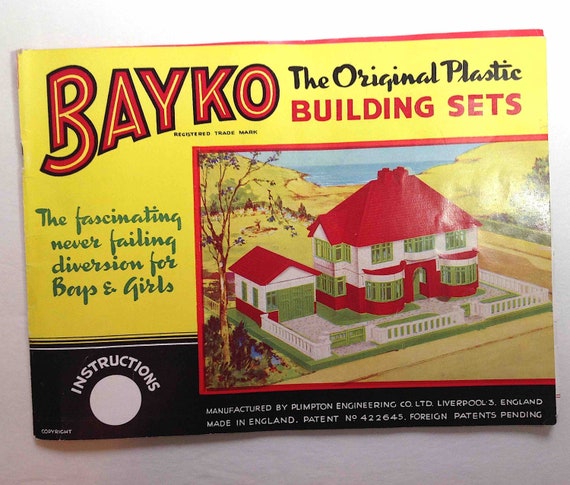 Vintage bayko building set Clearance