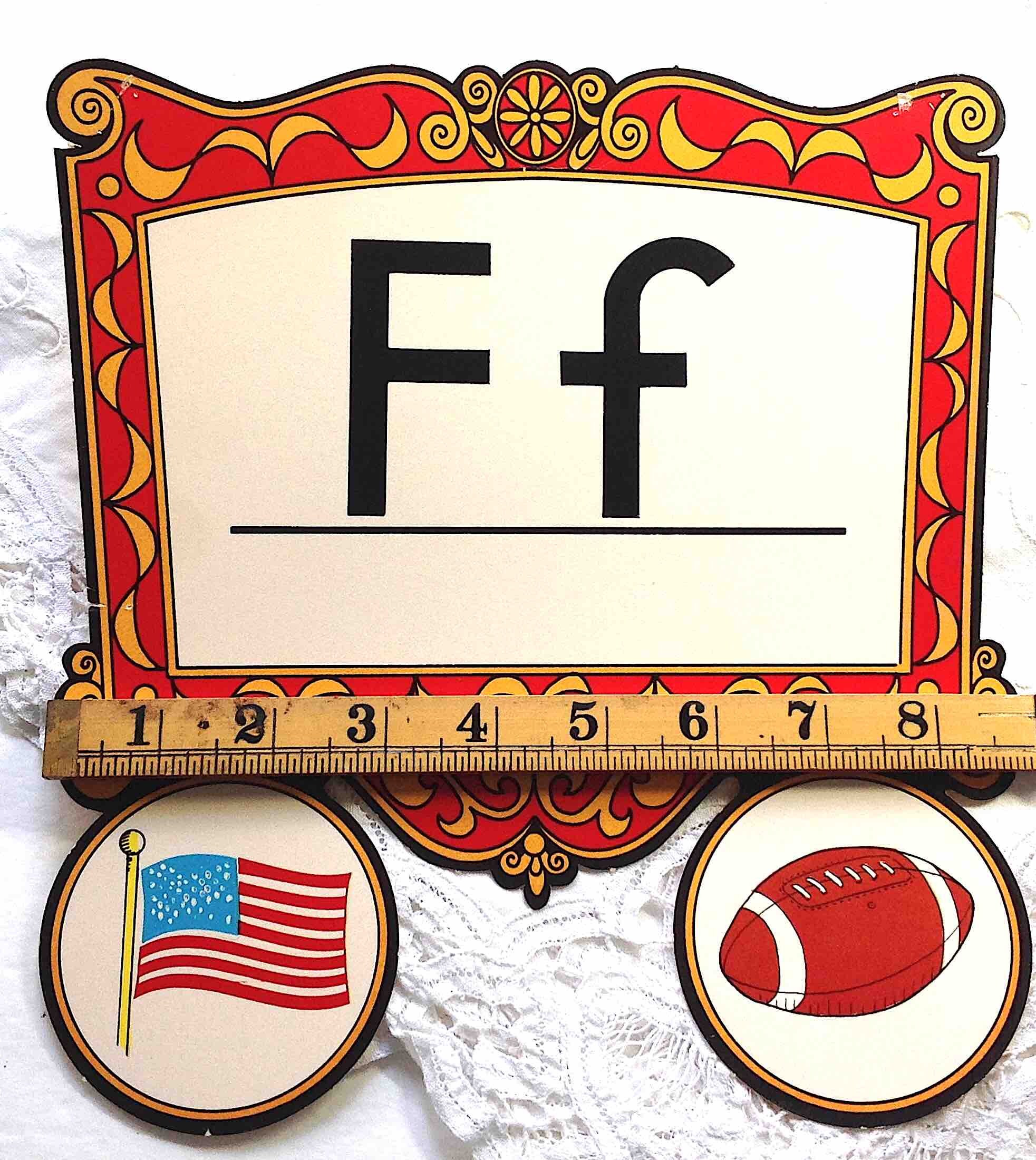 Vintage Alphabet Flash Cards A Z 26 Cardboard ABC Home Etsy Ireland