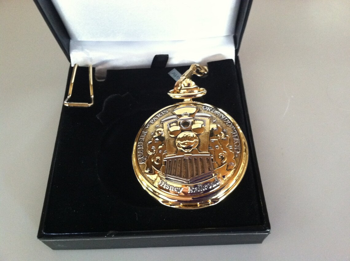 Disney Railroad Pocket Watch with Train Sounds Etsy