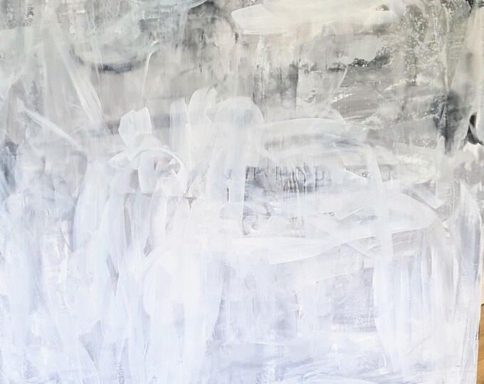 Dandelion - commissioned abstract painting