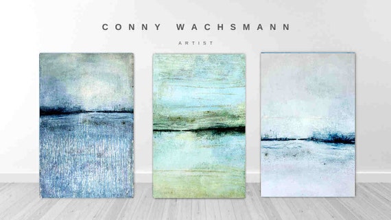 Picture set abstract landscapes - commissioned painting abstract