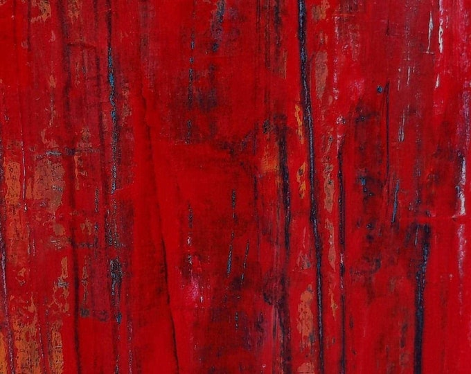 Commissioned painting - Red abstract painting according to personal wishes - Commissioned abstract painting
