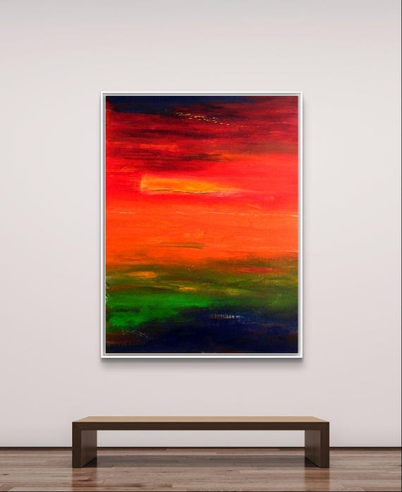 Daily Ideas - Commissioned Abstract Painting