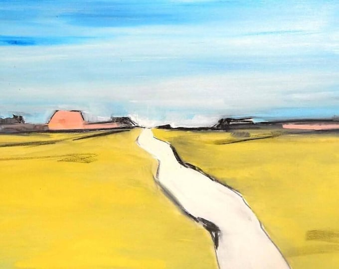 Landscape painting - commissioned abstract painting