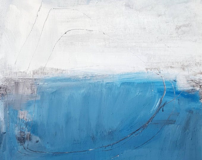 Ocean Vibrations - Commissioned Abstract Painting