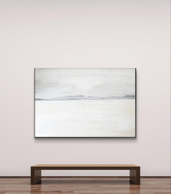 The garden will soon be landscaped - Commissioned abstract painting
