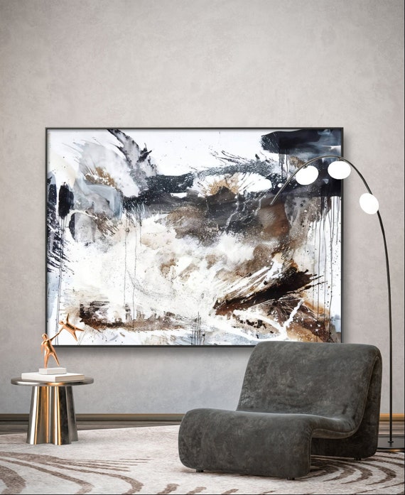 Powerful elegance - A unique work of art in XXL format - Commissioned abstract painting