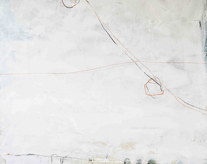 Joy of life on canvas: Discover 'Rollercoaster' - A work of art full of optimism - commissioned abstract painting