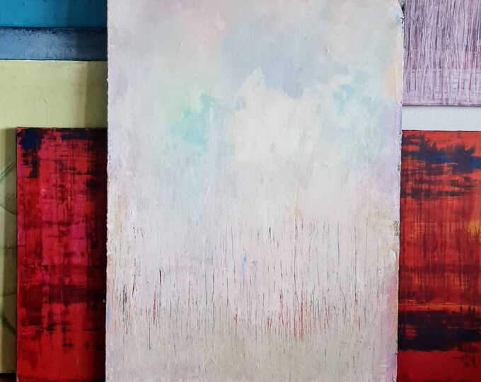 Pastel painting - Commissioned painting - A poetic journey - Commissioned abstract painting