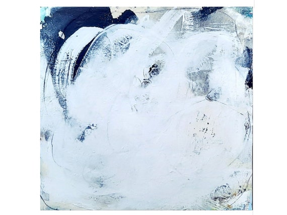 black and white paintings / compound / 120 x 100 cm