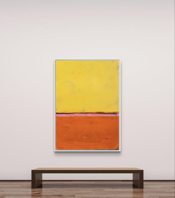 Morning light on the balcony - commissioned abstract painting