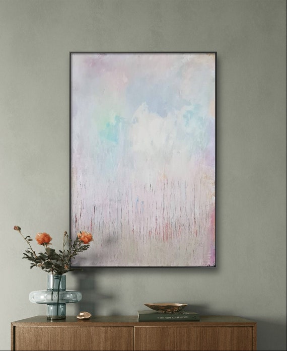 Pastel painting - Commissioned painting - A poetic journey - Commissioned painting abstract