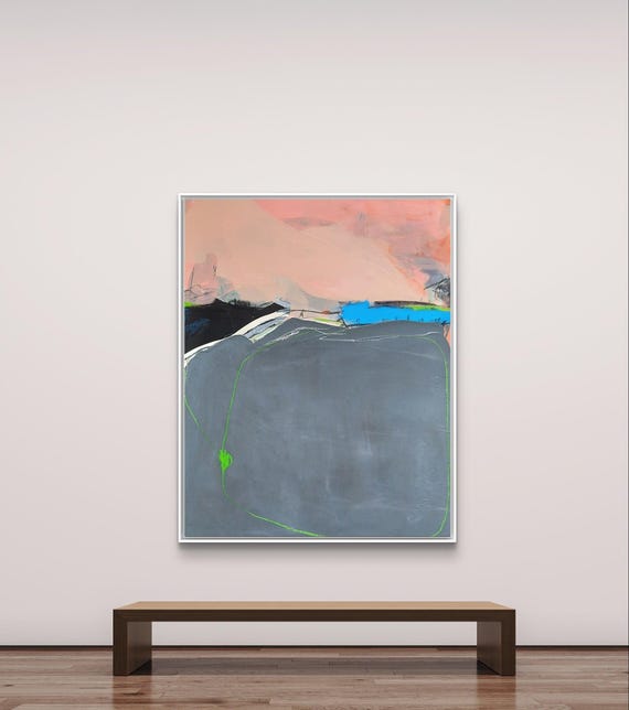 All in one boat - commissioned abstract painting