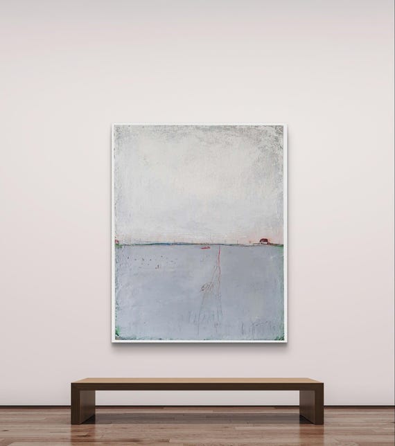 The Shepherd - Commissioned abstract painting