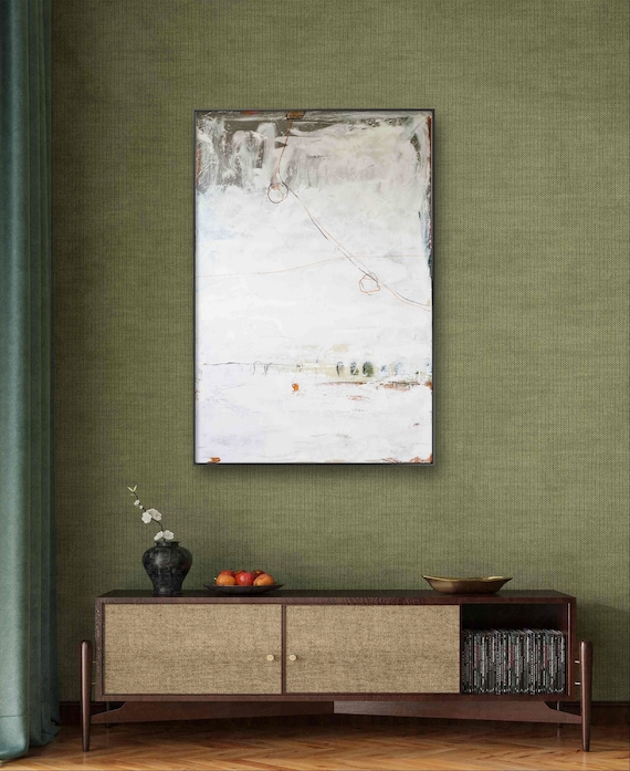 Joy of life on canvas: Discover 'Ups and Downs' - A work of art full of optimism - Commissioned abstract painting