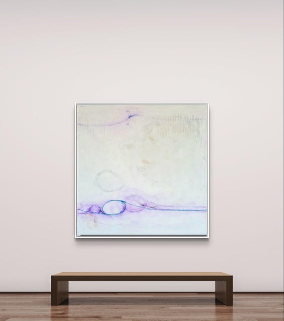 Beginning of summer - commissioned abstract painting