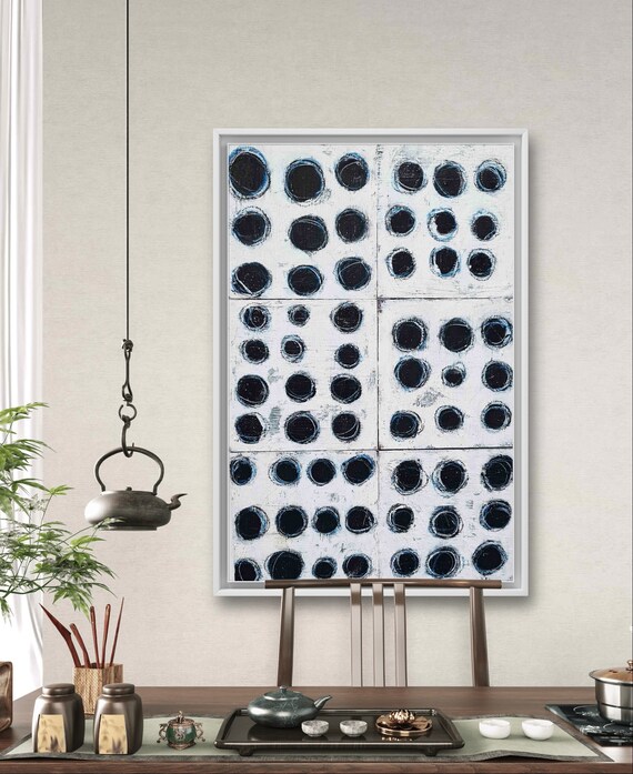 Different characters Individual hanging possible - Commissioned painting abstract