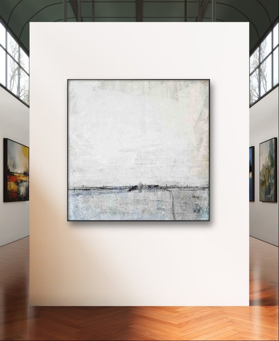 Finding clear thoughts - Abstract painting as commission - Commissioned abstract painting