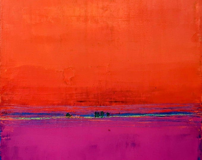 Spring Heat - Commissioned Abstract Painting