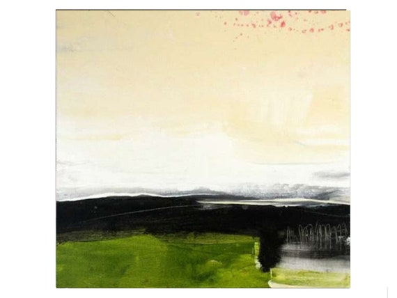 green pictures / night hike / 80 x 100 cm