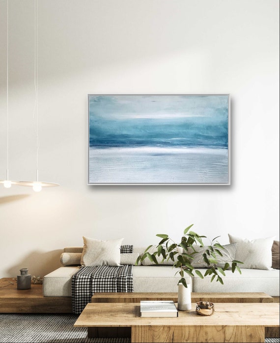 North Sea and Baltic Sea atmosphere in pictures: Walks - Commissioned abstract painting