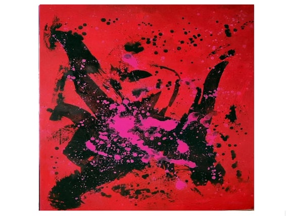 red pictures / dance sports / 110 x 130 cm