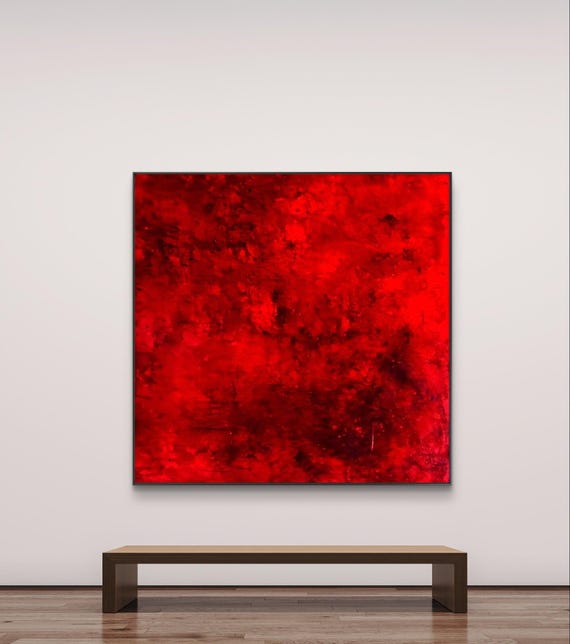 Energy source - commissioned painting abstract