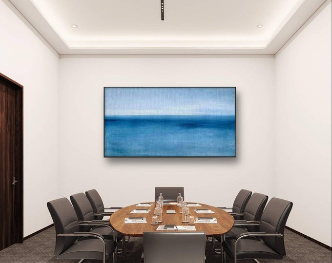 Picture set "Baltic Sea - North Sea" - commissioned abstract painting