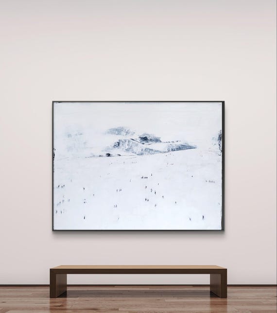 Horizon of Connection - Commissioned abstract painting