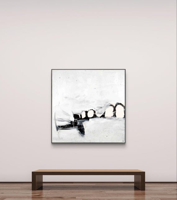 Past vacation flights - commissioned abstract painting