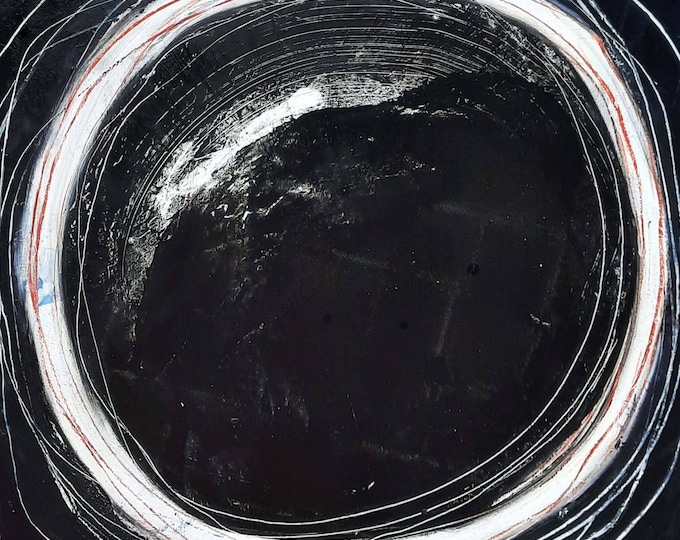 Black and white paintings - Throughout the day - Commissioned abstract paintings