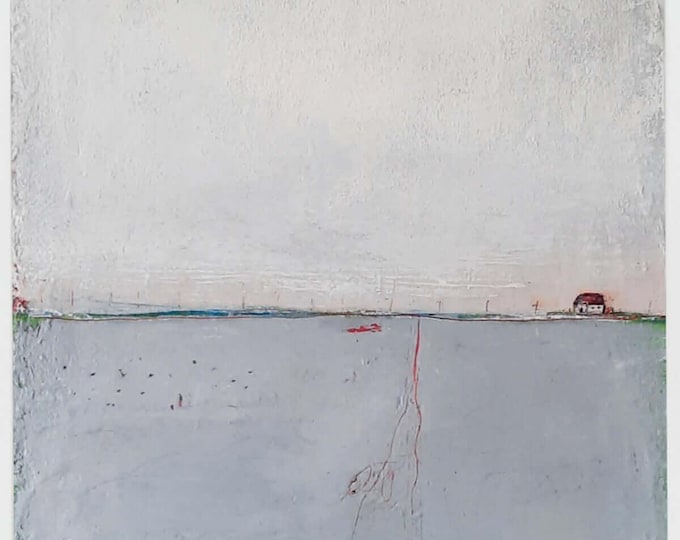 The Shepherd - Commissioned painting, abstract