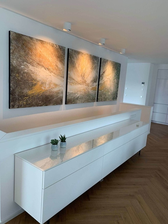 Dubai in new splendor: Radiant artwork commissioned painting - commissioned painting abstract