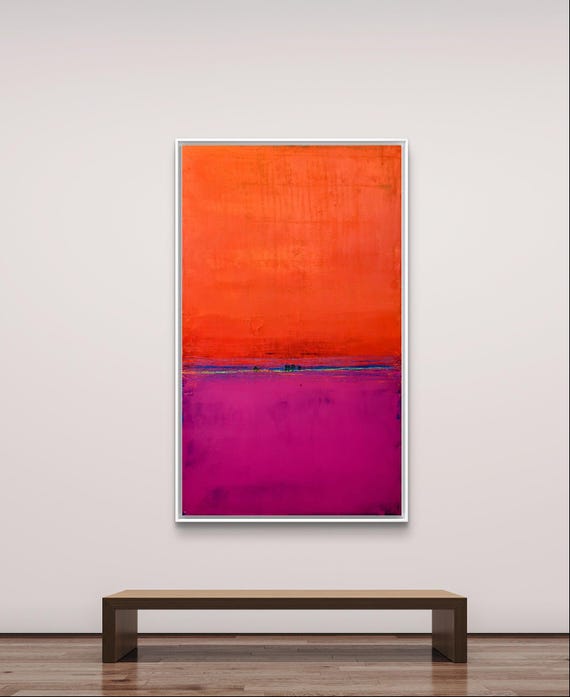Spring heat - commissioned painting abstract