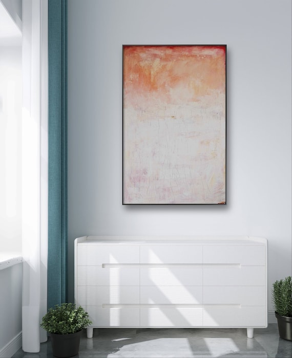 Commissioned painting - Summer party - Freshness and joy - Commissioned abstract painting